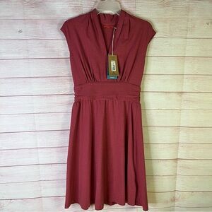 Prana NWT‎ Crushed Cran Berry Dress Size XS